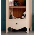 Libreria Baja Provenzal Estrecha 1 Cajon Blanca Serie Praga