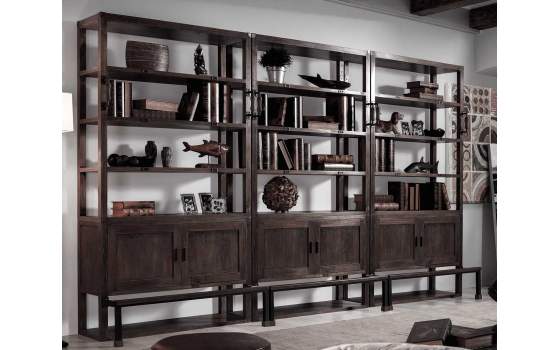 Libreria Colonial Industrial Vintage Concept