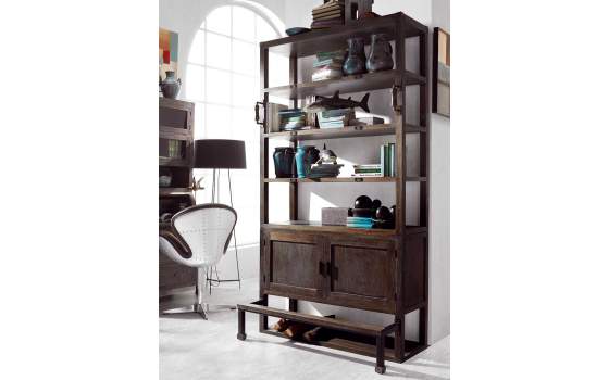 Libreria Colonial Industrial Vintage Concept