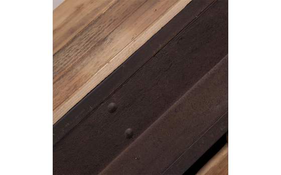 Libreria con Aparador y Escalera Estilo Industrial Meigle