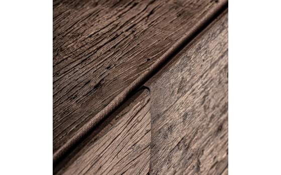 Libreria de Salon en Madera Rustica Reciclada Serie Samsun