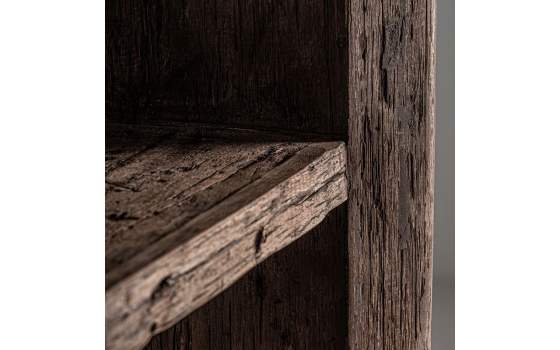 Libreria de Salon en Madera Rustica Reciclada Serie Samsun