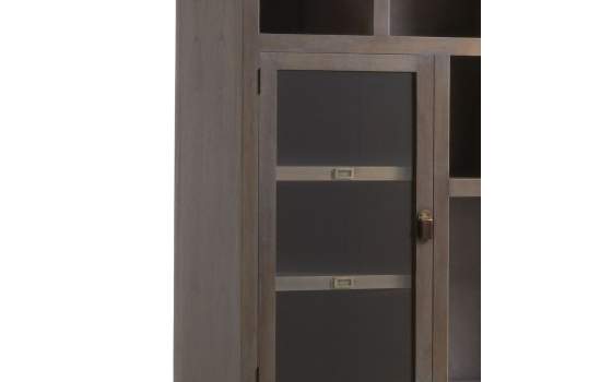 Libreria Escalera Colonial Spartan 2 Cajones 1 Puerta
