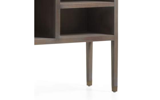 Libreria Escalera Colonial Spartan 2 Cajones 1 Puerta