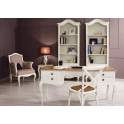 Libreria Estanteria Blanca Decape Vintage Estilo Paris