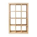 Libreria Estanteria Colonial Actual Blanco Patinado Serie Elisea