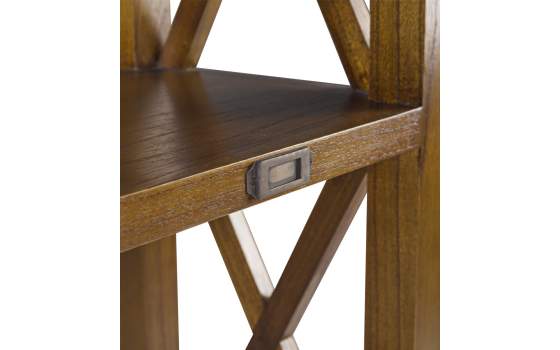 Libreria Estanteria Colonial Star 2 Cajones 3 Estantes