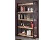 Libreria Estanteria Madera Metal Industrial Serie Alandri