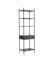 Libreria Estanteria Metalica 5 Estantes 1 Cajon Serie Adenaren