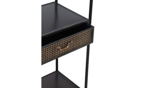 Libreria Estanteria Metalica 5 Estantes 1 Cajon Serie Adenaren