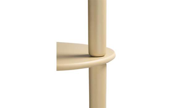 Libreria Estanteria Moderna Beige 4 Estantes Serie Mollaris