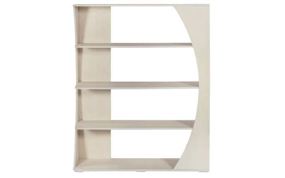 Libreria Estanteria Moderna Madera Mango Blanca Serie Ishat