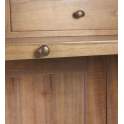 Libreria Estanteria Rustica Colonial Serie Kaki 3 Cajones