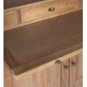 Libreria Estanteria Rustica Colonial Serie Kaki 3 Cajones