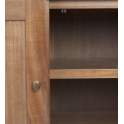 Libreria Estanteria Rustica Colonial Serie Kaki 3 Cajones