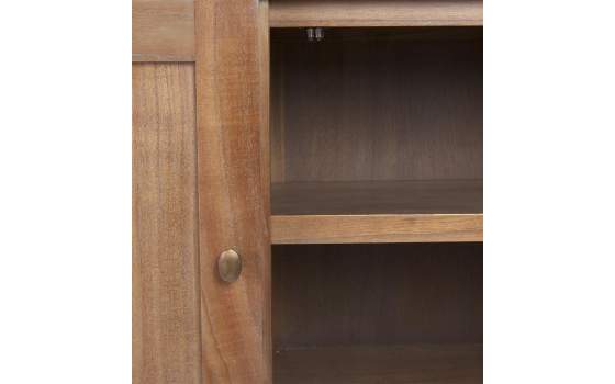 Libreria Estanteria Rustica Colonial Serie Kaki 3 Cajones