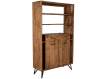 Libreria Industrial 2 Cajones 2 Puertas Madera Acacia Althaus