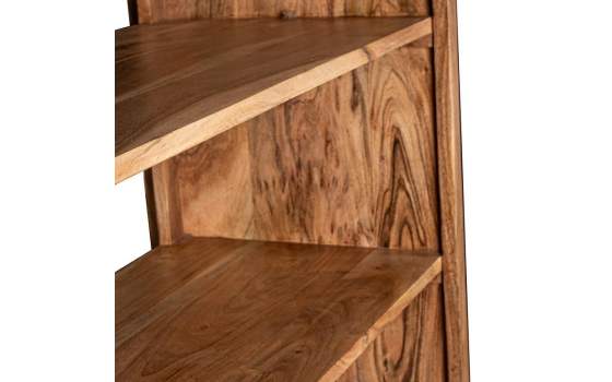 Libreria Industrial 2 Cajones 2 Puertas Madera Acacia Althaus