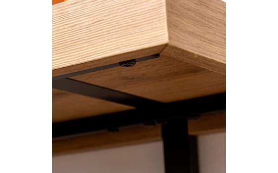 Libreria Industrial 3 Estantes Madera y Metal Amodias