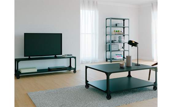 Libreria industrial con 5 Estante en Chapa de Acero Dustriasl