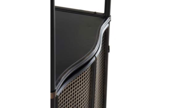 Libreria Metalica Industrial 2 Puertas Negro Bronce Adenaren