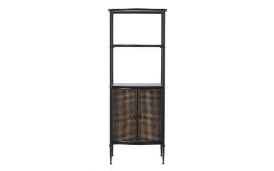 Libreria Metalica Industrial 2 Puertas Negro Bronce Adenaren