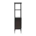 Libreria Metalica Industrial 2 Puertas Negro Bronce Adenaren