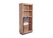 Libreria Rustica industrial 1 Puerta Corredera Serie Sidney