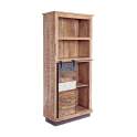 Libreria Rustica industrial 1 Puerta Corredera Serie Sidney