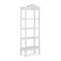 Libreria Salon 4 Estantes Blanca Estilo Clasico Serie Adeaste