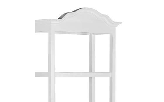Libreria Salon 4 Estantes Blanca Estilo Clasico Serie Adeaste