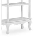 Libreria Salon 4 Estantes Blanca Estilo Clasico Serie Adeaste