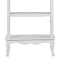 Libreria Salon 4 Estantes Blanca Estilo Clasico Serie Adeaste