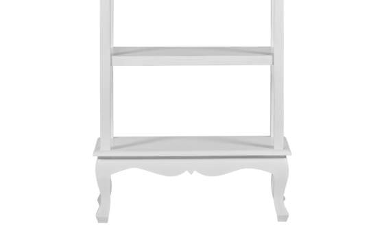 Libreria Salon 4 Estantes Blanca Estilo Clasico Serie Adeaste