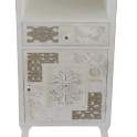 Librero 1 Cajon 1 Puerta Blanco Decape Industrial Angaran