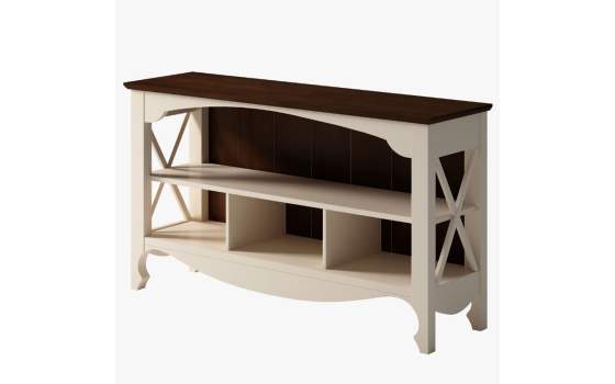 Librero Trasera Sofa Blanco Serie Praga