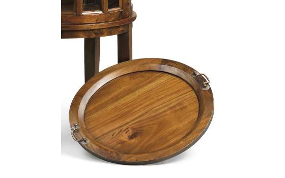 Licorera Colonial Flamingo Redonda con Bandeja