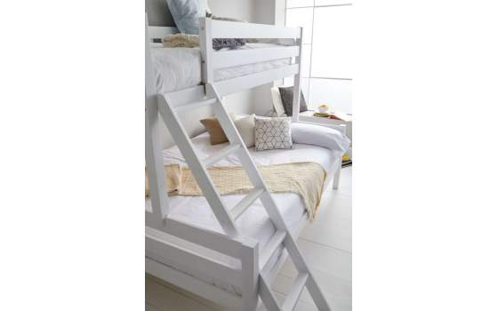 Litera Pino 2 Camas de 90 y 135 cm Serie Arievosts