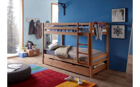 Litera Pino 4 Colores Sin Cajon Serie Arievosts