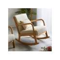 Mecedora Balancin Actual Tejido Anat Color Beige Abatran