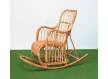 Mecedora Respaldo Alto Rattan Natural Jardin Serie Arismas