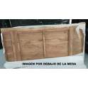 Mesa Acacia y Acero Estilo Actual Industrial Abbott