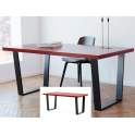 Mesa 2 Tamaños Estilo Industrial Acero Madera Arisats Mesa 2 Tamaños Estilo Industrial Acero Madera Arisats