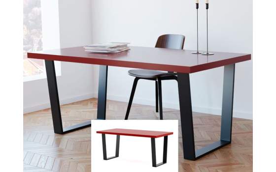 Mesa 2 Tamaños Estilo Industrial Acero Madera Arisats Mesa 2 Tamaños Estilo Industrial Acero Madera Arisats