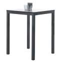 Mesa 5 tamaños Pie de Forja Tapa Madera Industrial Artanst