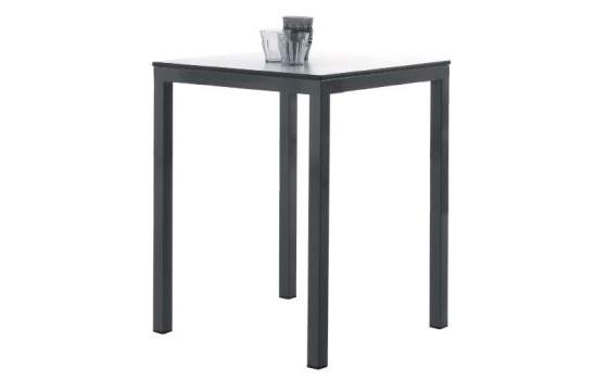 Mesa 5 tamaños Pie de Forja Tapa Madera Industrial Artanst