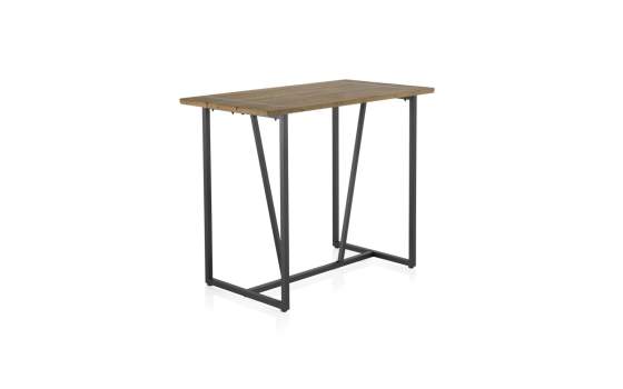 Mesa Alta Bar Madera y Acero Serie Ausquer