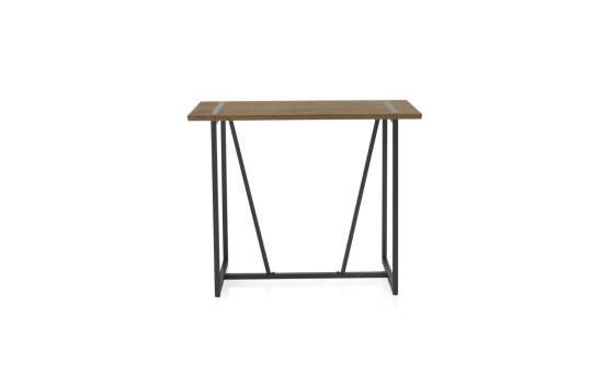 Mesa Alta Bar Madera y Acero Serie Ausquer