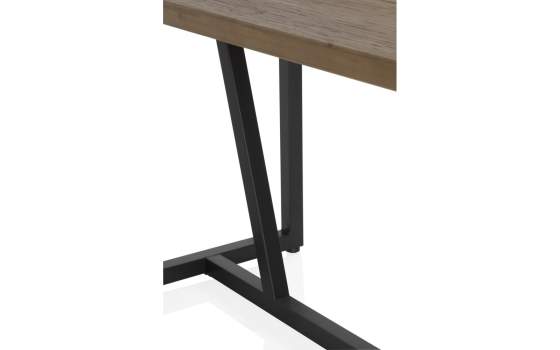 Mesa Alta Bar Madera y Acero Serie Ausquer