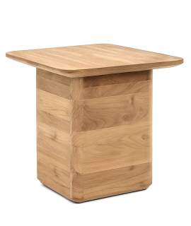 Mesa Auxiliar Baja Madera de Teca Natural Serie Eyre
